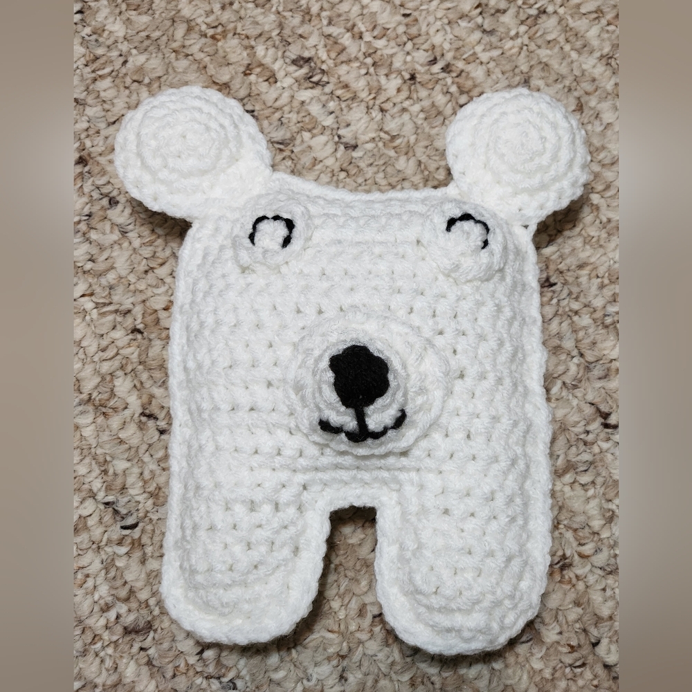 Crochet Polar Bear Cuddle Buddy